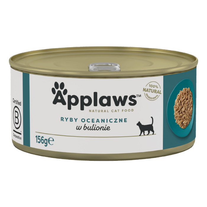 APPLAWS Ocean fish in broth - nassfutter für Katzen - 156g - foto 3
