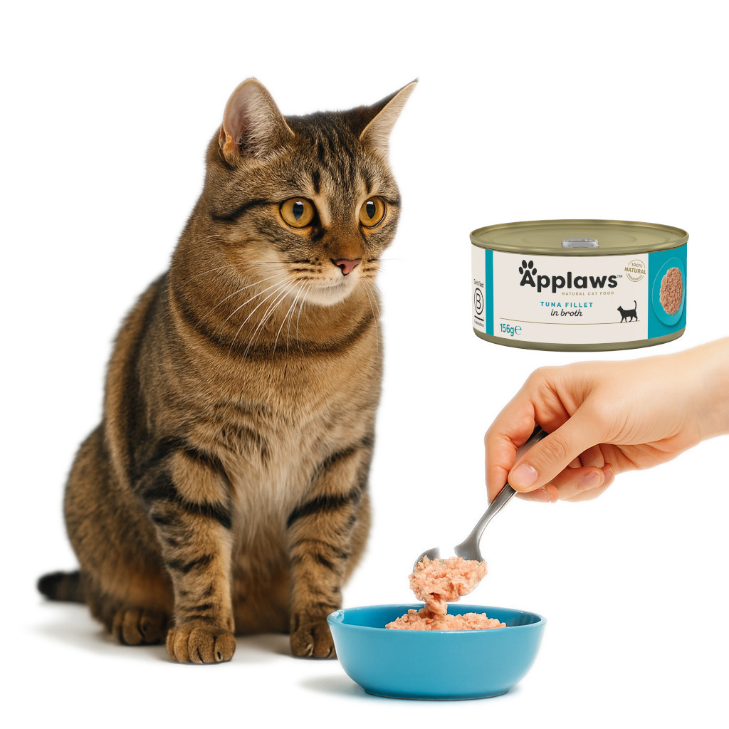 APPLAWS Tuna fillet in broth - nassfutter für Katzen - 156g - foto 3