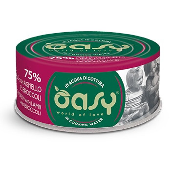 OASY More Love Chicken with lamb and broccoli - nassfutter für Katzen - 70g - foto 1
