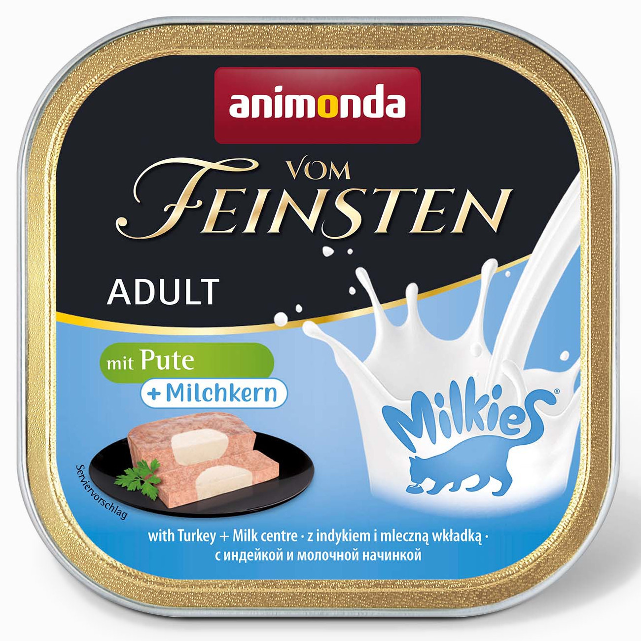 ANIMONDA Vom Feinsten Adult Milkies mit Truthahn und Milchfüllung - Nassfutter für Katzen - 100g - foto 2