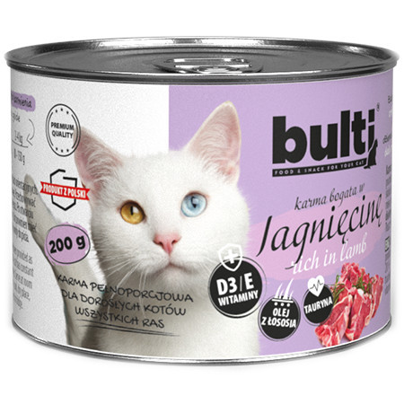 BULTI Rich in lamb - nassfutter für Katzen - 6x200g - foto 3