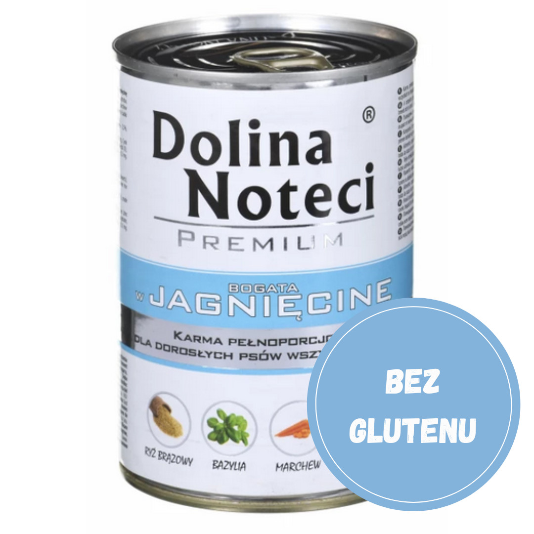 DOLINA NOTECI Premium Reich an Lamm - Nassfutter für Hunde - 400 g - foto 2