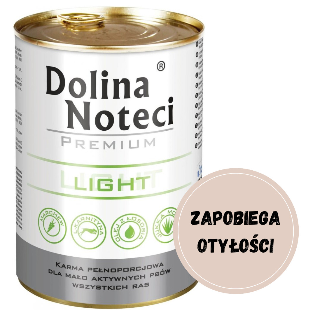 DOLINA NOTECI Premium Light - Nassfutter für Hunde - Schweinefleisch, Huhn - 400 g - foto 2
