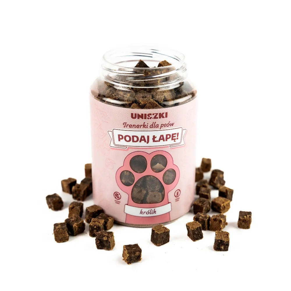 UNISZKI Gib Pfote Kaninchen – Leckerli für Hunde – 210g - foto 1