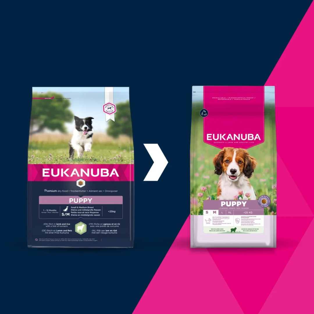 EUKANUBA Puppy Small/Medium Lamb & Rice - trockenfutter für Hunde - 3kg - foto 4