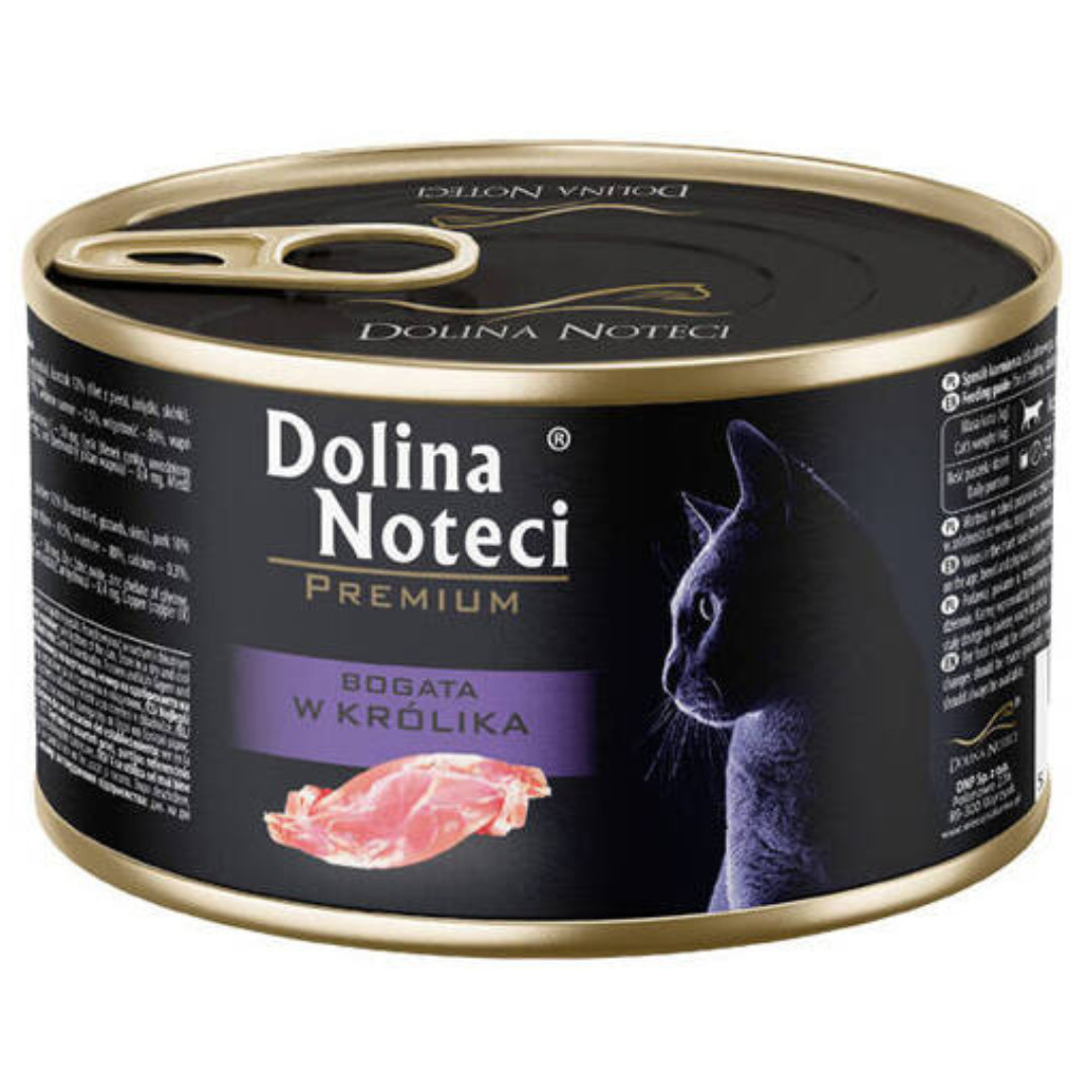 DOLINA NOTECI Premium Rich in rabbit - nassfutter für Katzen - 185g - foto 1