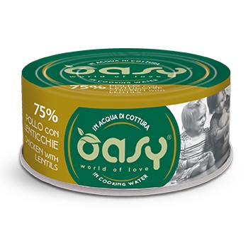 OASY More Love Chicken with lentils - nassfutter für Katzen - 70g - foto 1