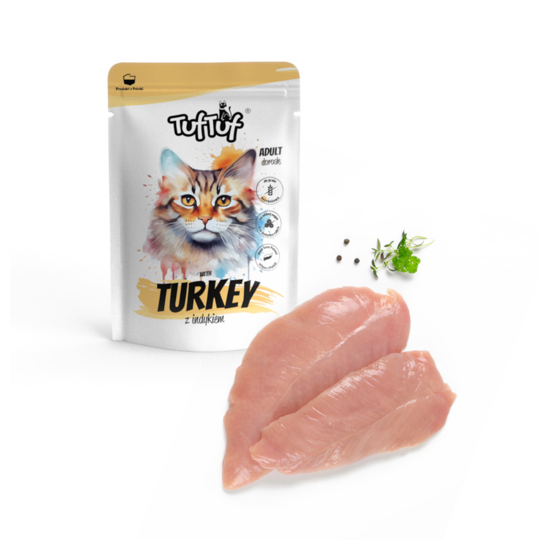 TUF TUF Mielonka MIX Flavours - Nassfutter für Katzen - 12x100g - foto 1