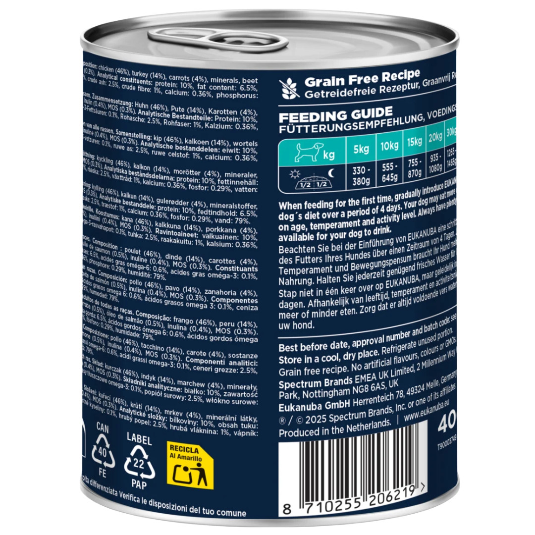 EUKANUBA Life Care Rich in turkey and carrots - Nassfutter für Hunde - 400g - foto 2