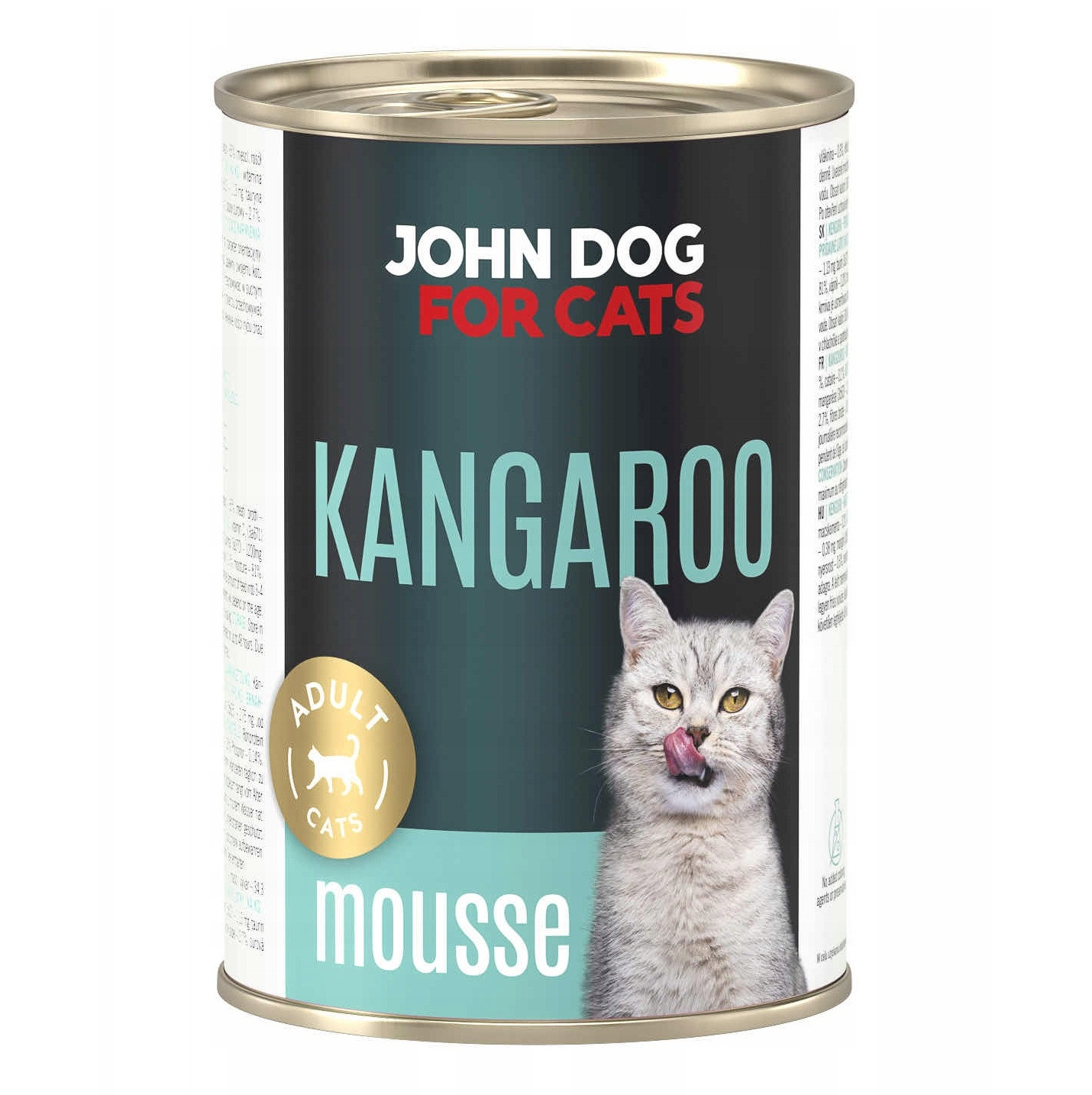 JOHN DOG For cats Kangaroo Mousse - nassfutter für Katzen - 400g - foto 1