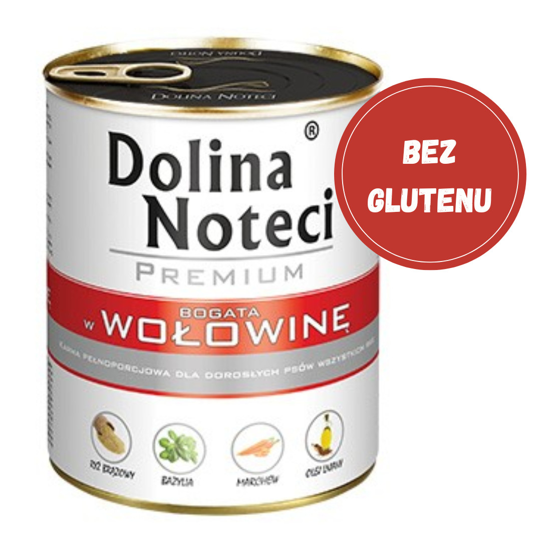 DOLINA NOTECI Premium reich an Rindfleisch - Nassfutter für Hunde - 800g - foto 2