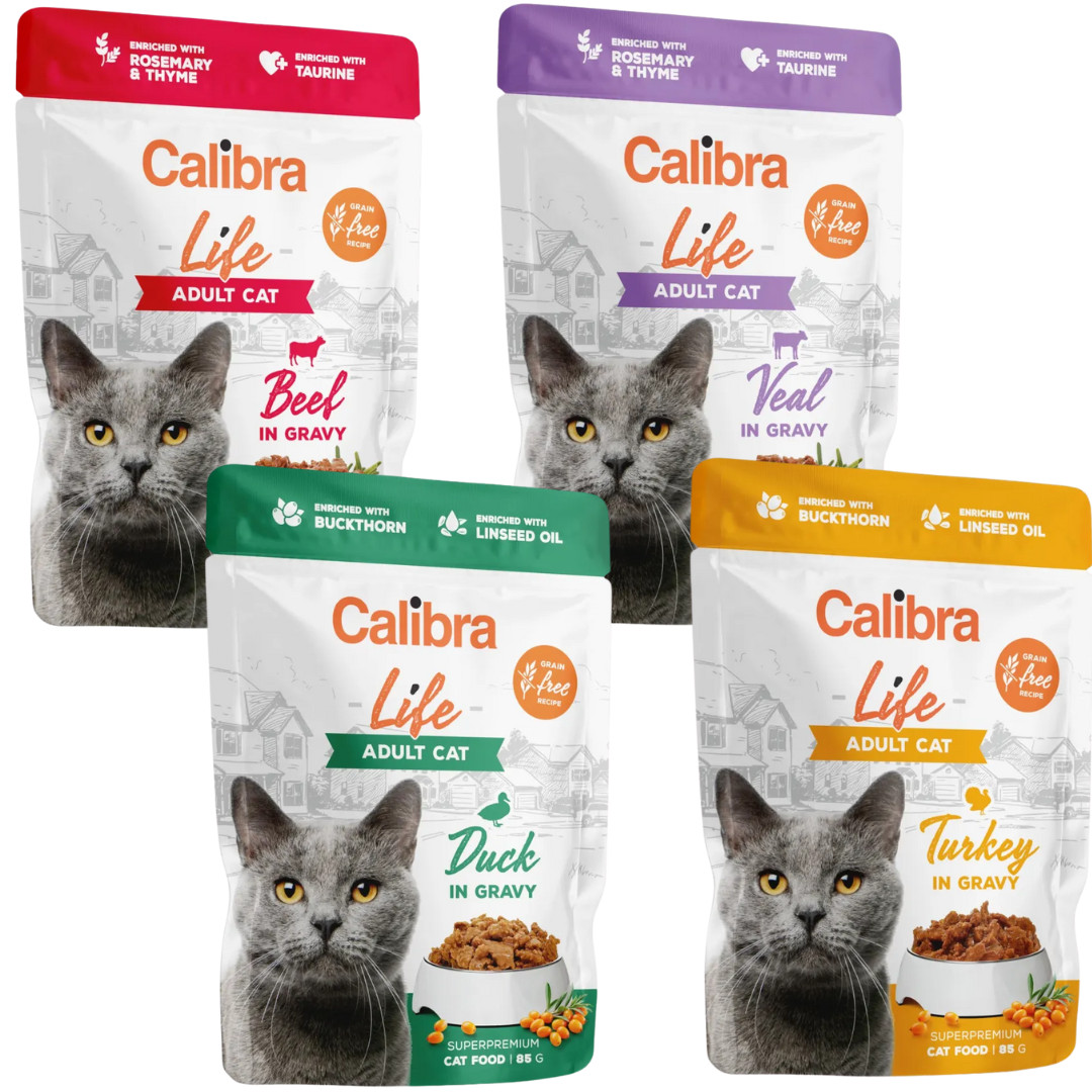 CALIBRA Cat Life Adult - nassfutter für Katzen - 12x85g - foto 2