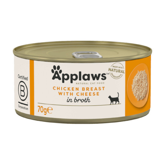 APPLAWS Chicken Selection in Broth - nassfutter für Katzen - 12x70g - foto 3