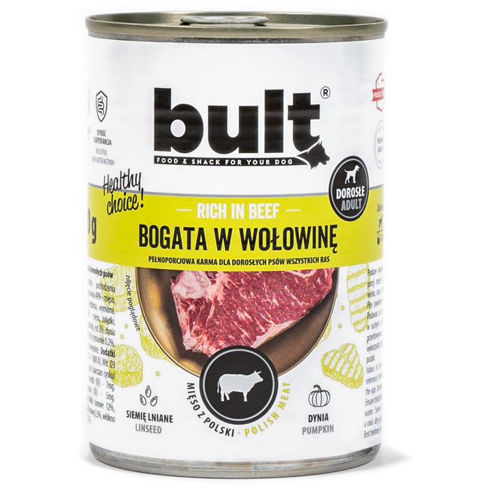 BULT Rich in beef - Nassfutter für Hunde - 400g - foto 2
