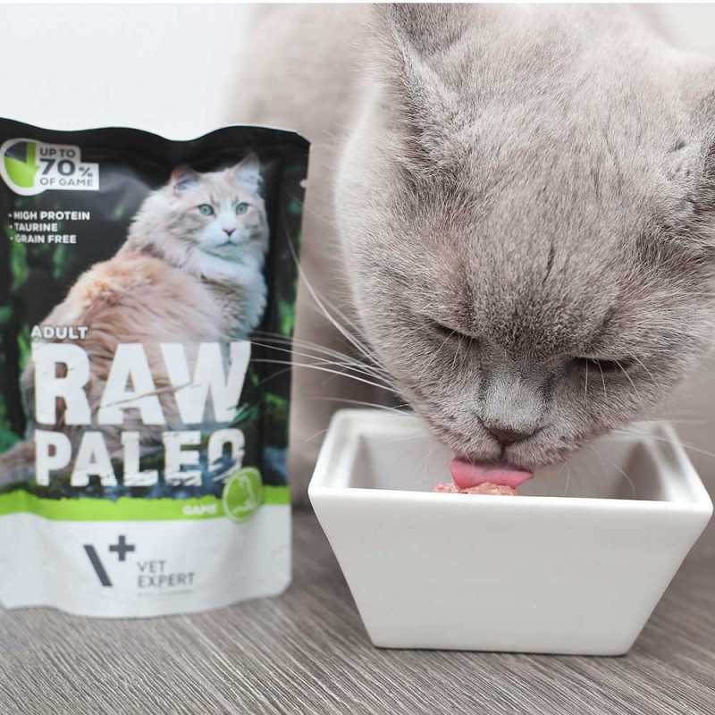 RAW PALEO Adult Cat Wild – Nassfutter für Katzen – 100 g - foto 1