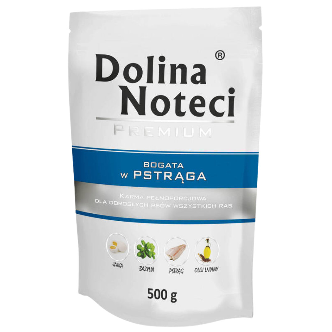 Dolina Noteci Premium reich an Forellen - Nassfutter für Hunde - 500g - foto 1
