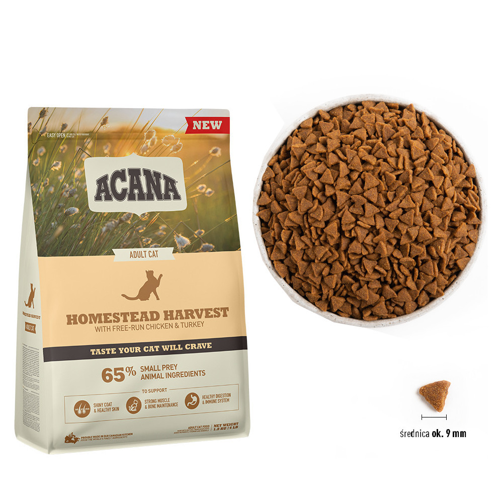 ACANA Homestead Harvest - trockenfutter für Katzen - 1,8kg - foto 2