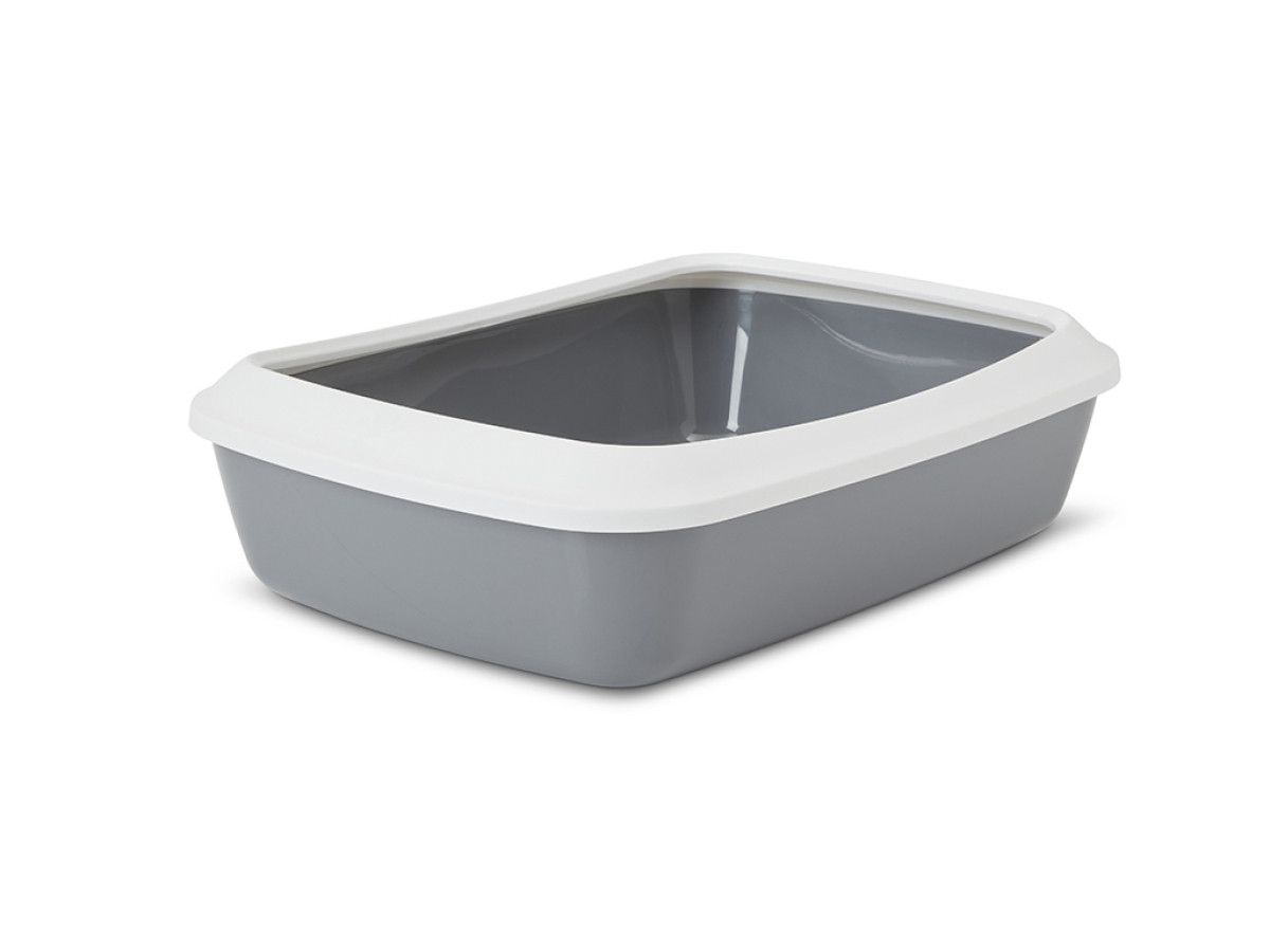 SAVIC IRIZ Katzentoilette mit Rand - 42 cm - grau - foto 1
