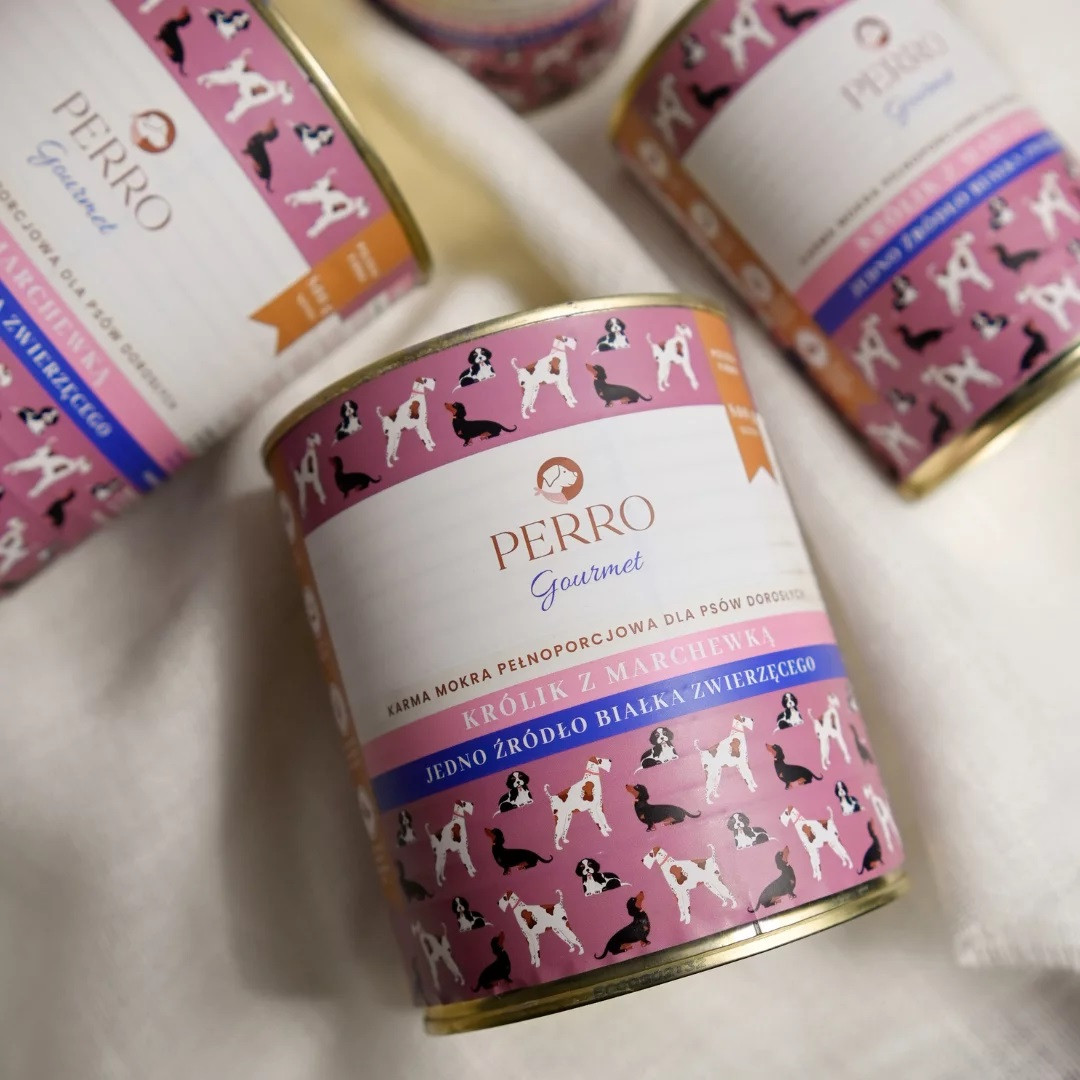 PERRO Gourmet Rabbit with carrot - Nassfutter für Hunde - 400g - foto 1