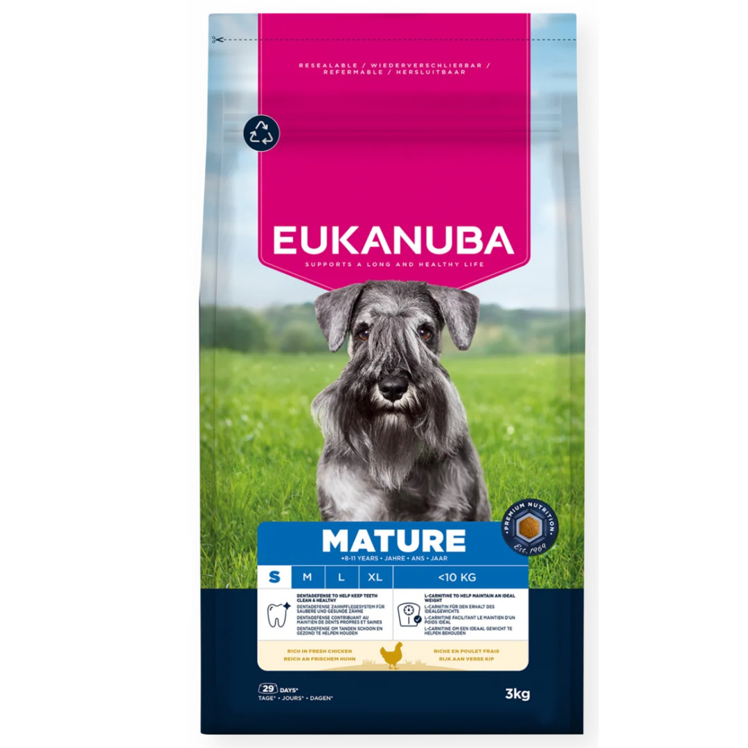EUKANUBA Premium nutrition mature Small breed Chicken - trockenfutter für Hunde - 3kg - foto 1
