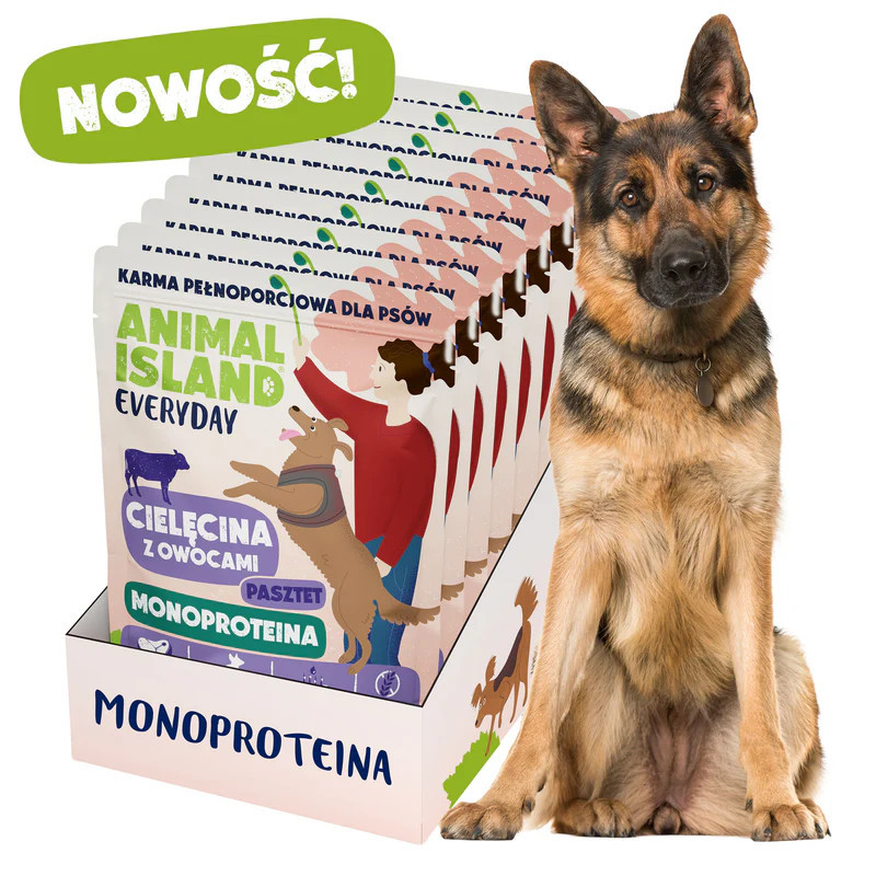 ANIMAL ISLAND Everyday Monoprotein Veal - Nassfutter für Hunde - 9x300g - foto 1