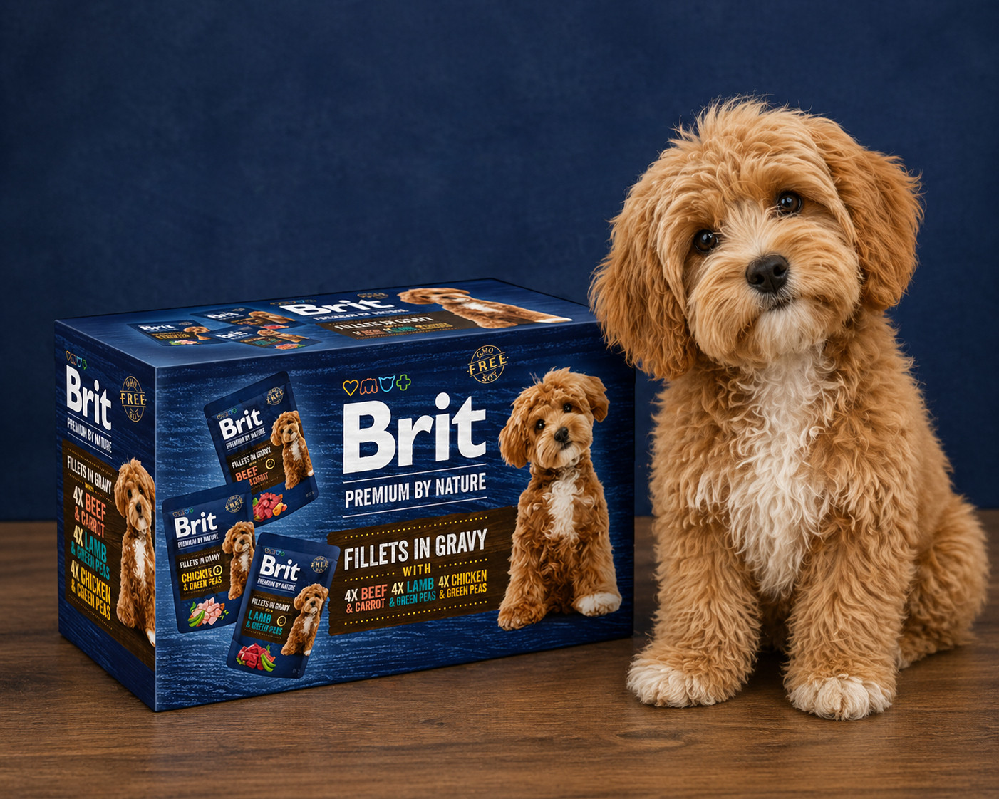 BRIT Premium by nature Dog Filets in gravy Huhn, Lamm und Rindfleisch - Nassfutter für Hunde - 12x85g - foto 2