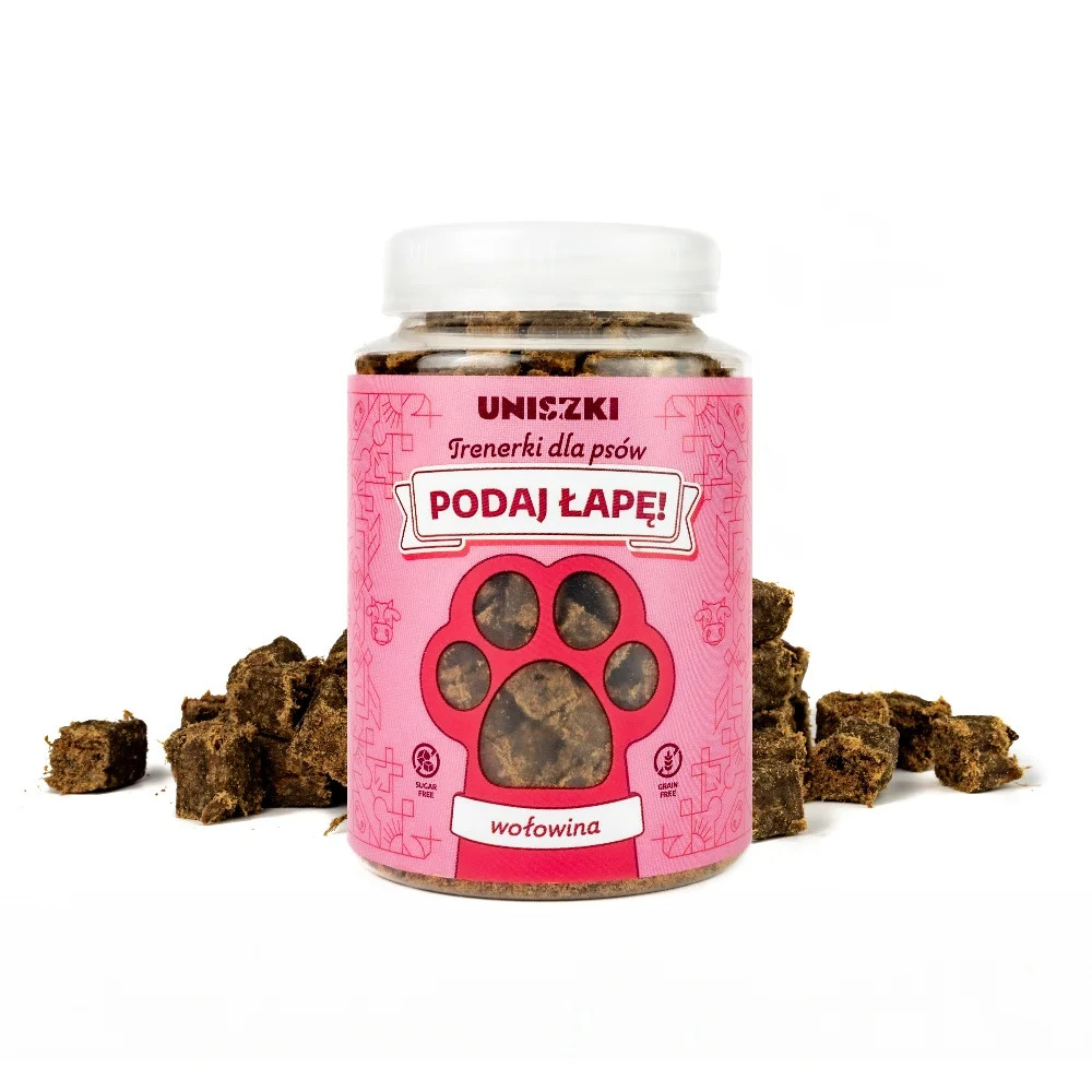 UNISZKI Trainingsleckerlis Podaj łapę MIX Sorten - Hundesnack - 10x210g - foto 31