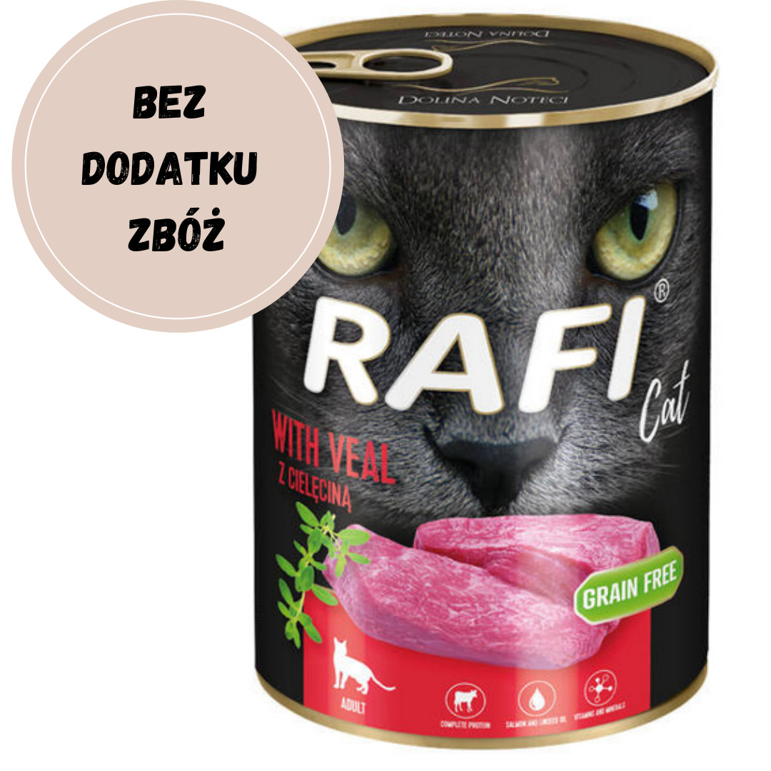 DOLINA NOTECI Rafi Cat Adult with veal - Nassfutter für Katzen - 400g - foto 2