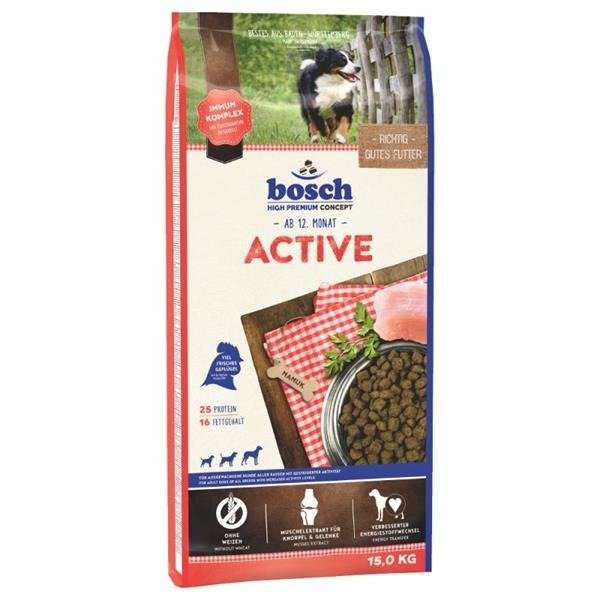 BOSCH Active – Trockenfutter für Hunde – 15 kg - foto 1