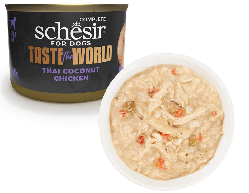 SCHESIR Taste the world Chicken thai coconut - Nassfutter für Hunde - 150g - foto 1