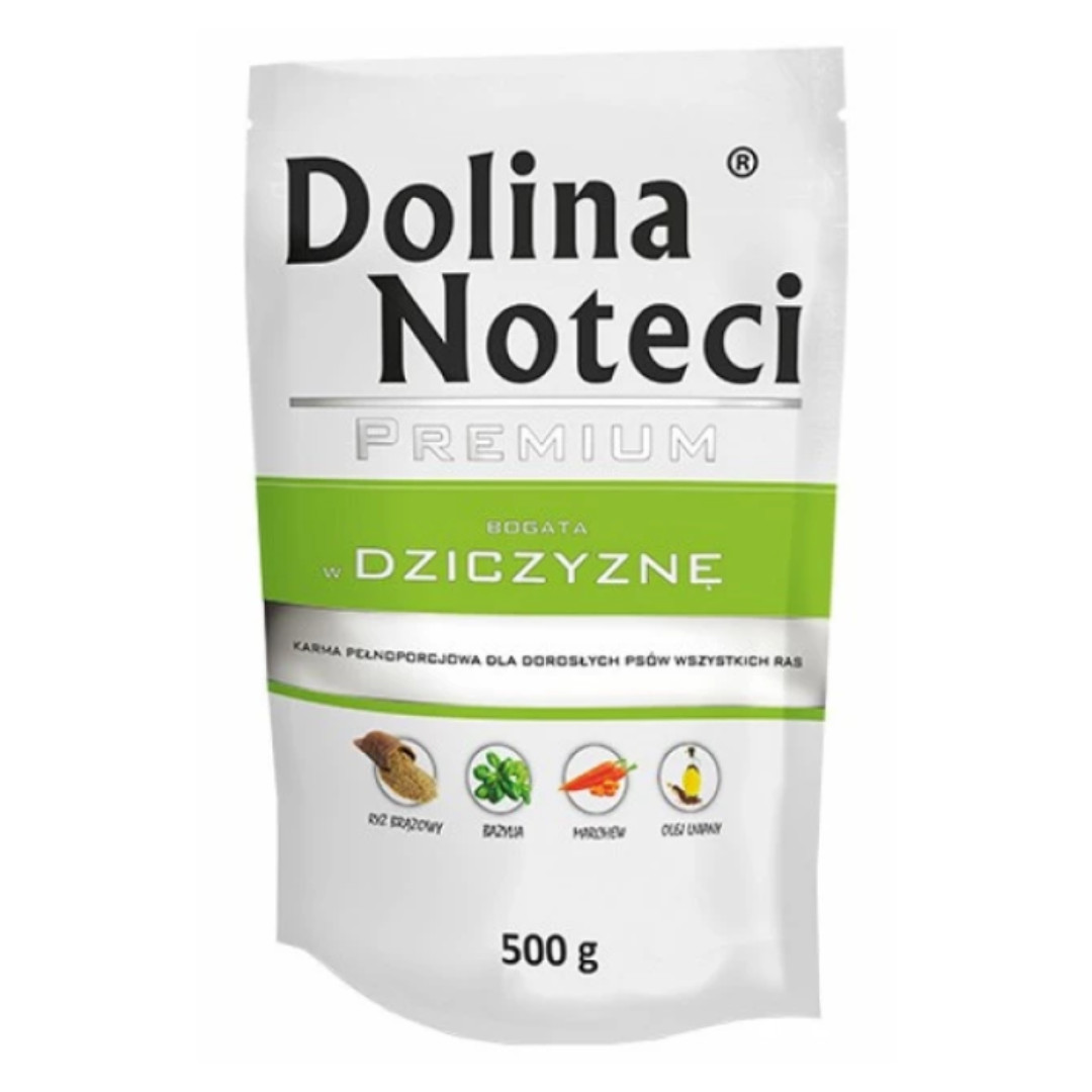Dolina Noteci Premium reich an Wildfleisch - Nassfutter für Hunde - 500g - foto 1