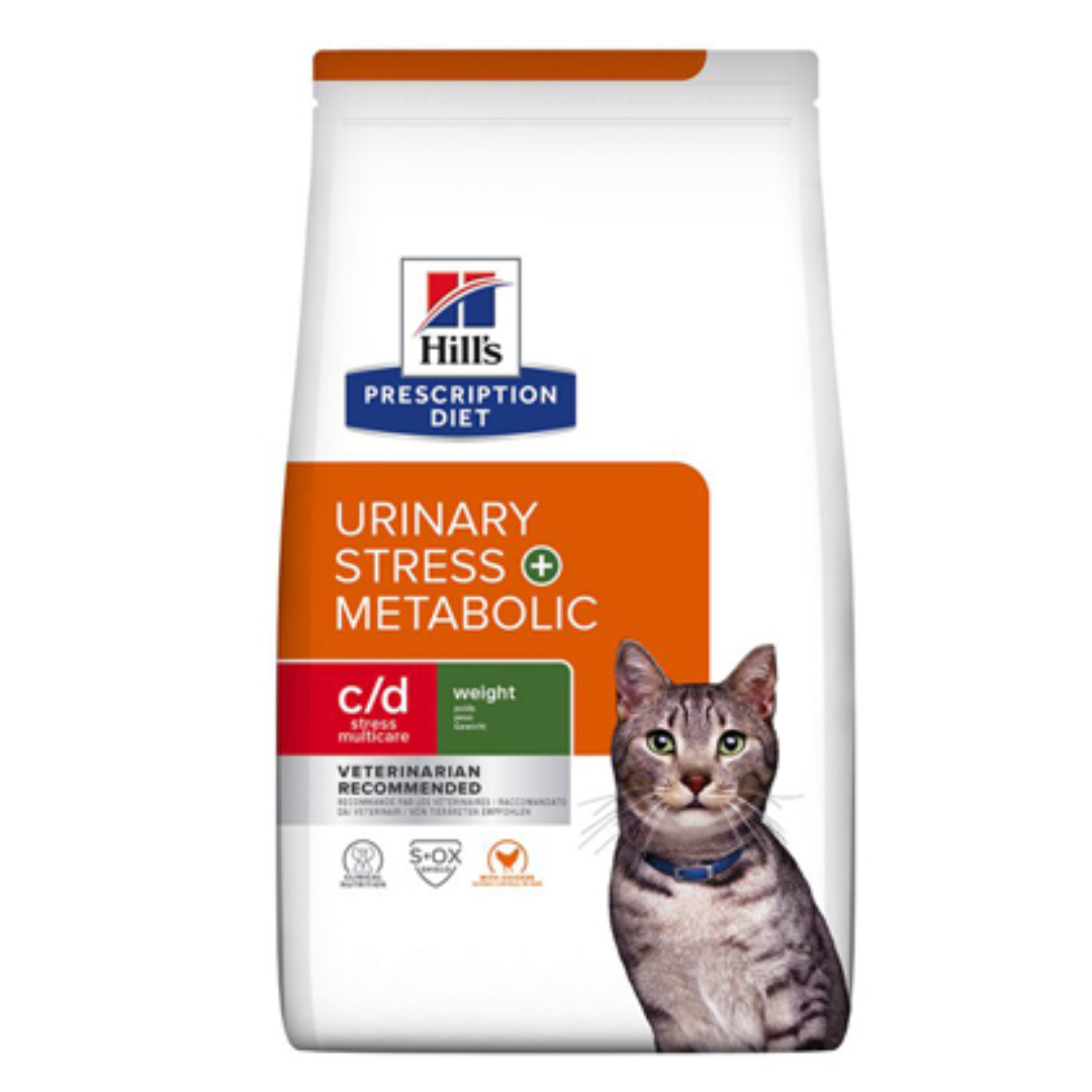 HILL'S Feline c/d Urinary Stress + Metabolic - Trockenfutter für Katzen - 3 kg - foto 2