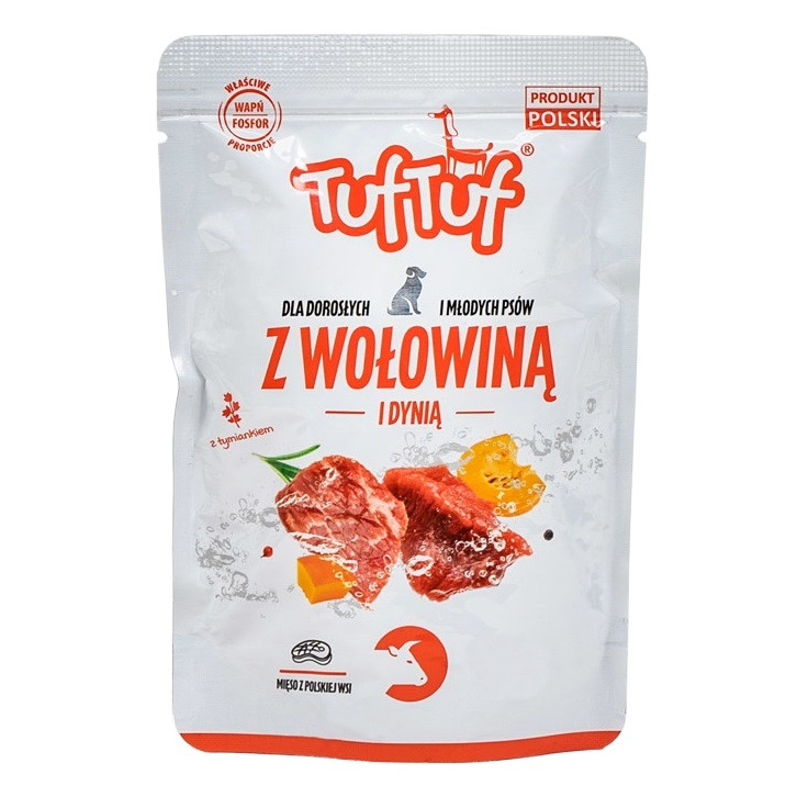 TUF TUF Minced beef with pumpkin - Nassfutter für Hunde - 100g - foto 1