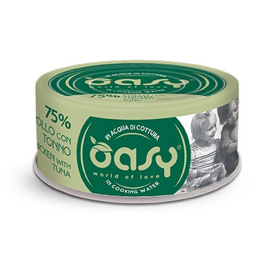OASY More Love Chicken with tuna - nassfutter für Katzen - 70g - foto 1