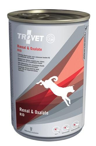TROVET Renal & Oxalate RID mit Huhn – Nassfutter für Hunde – 6×400 g - foto 1