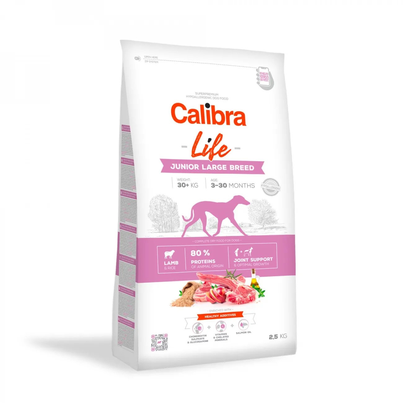 CALIBRA Dog Life Junior Large Breed Lamb - trockenfutter für Hunde - 2,5kg - foto 1