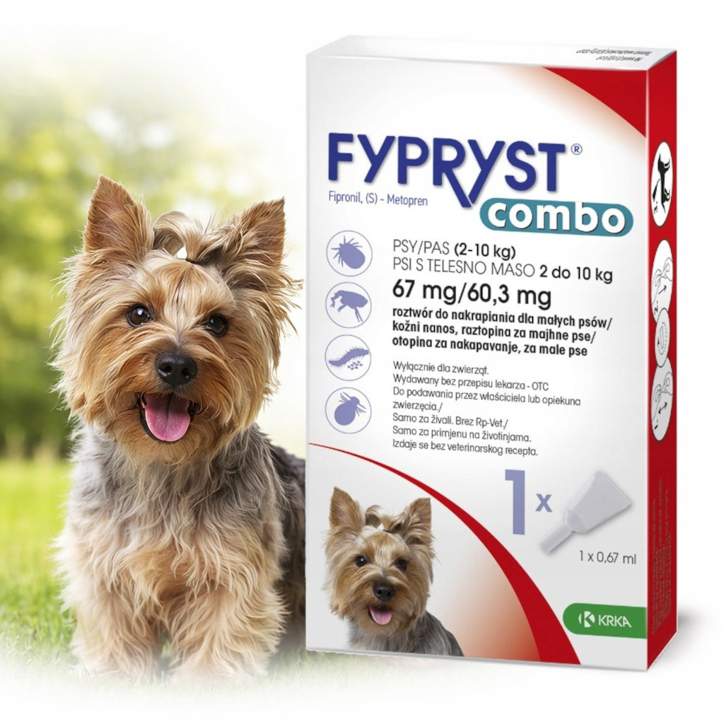 FYPRYST 67/60,3mg S (2-10kg) - tropfen gegen flöhe und zecken für hunde – 1x0,67ml - foto 3