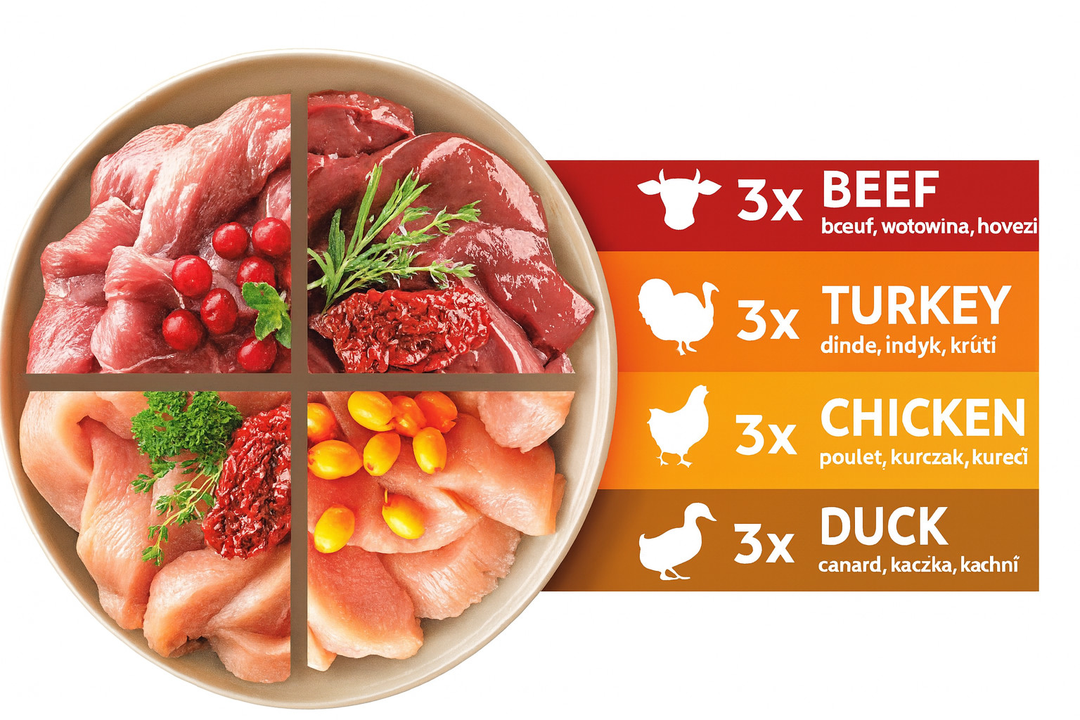 SHELMA with turkey, duck, chicken and beef in sauce - nassfutter für Katzen - 12x85g - foto 2