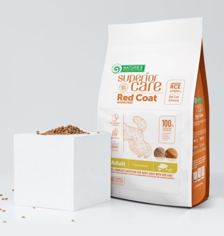 NATURE'S PROTECTION Superior Care Red Coat Adult Small breed Grain free Salmon - trockenfutter für Hunde - 10kg - foto 2