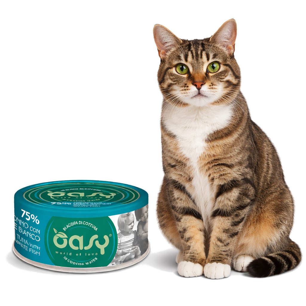 OASY More Love Tuna with white fish - nassfutter für Katzen - 70g - foto 2