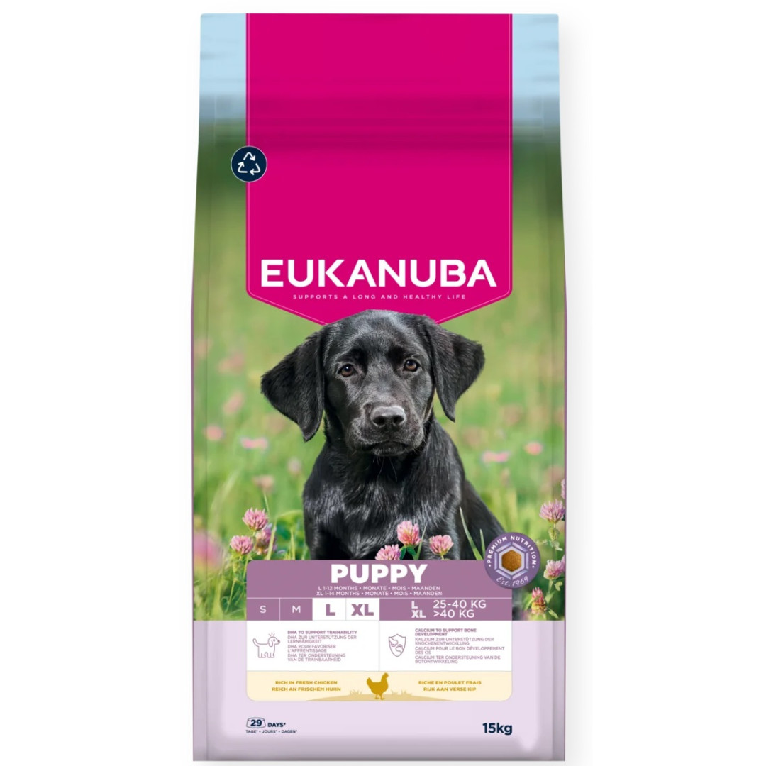 EUKANUBA Puppy L XL Rich in chicken - trockenfutter für Hunde - 15kg - foto 1