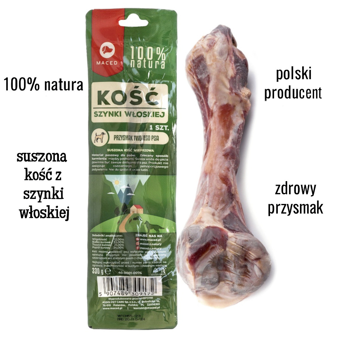MACED Parmaschinkenknochen - Hundekauartikel - 330g - foto 1