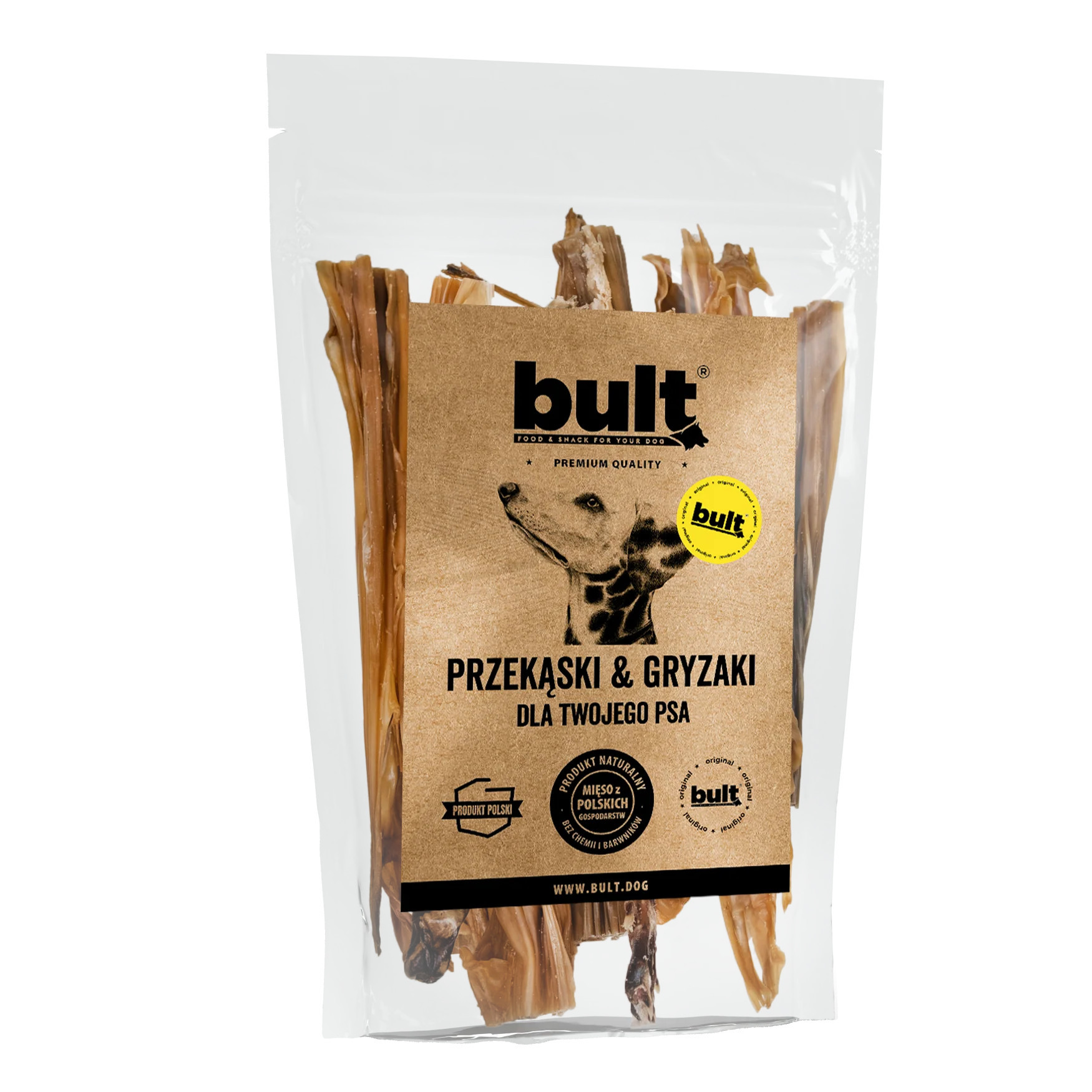 BULT Rabbit skin without fur - leckerli für hunde - 250g - foto 1