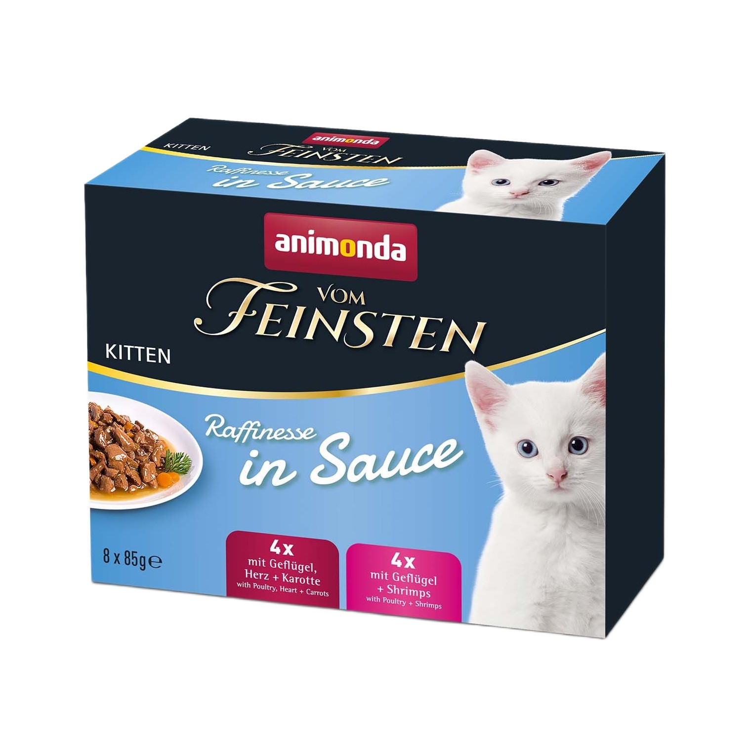 ANIMONDA Vom Feinsten Kitten Raffinesse in sauce - nassfutter für Katzen - 8x85g - foto 1