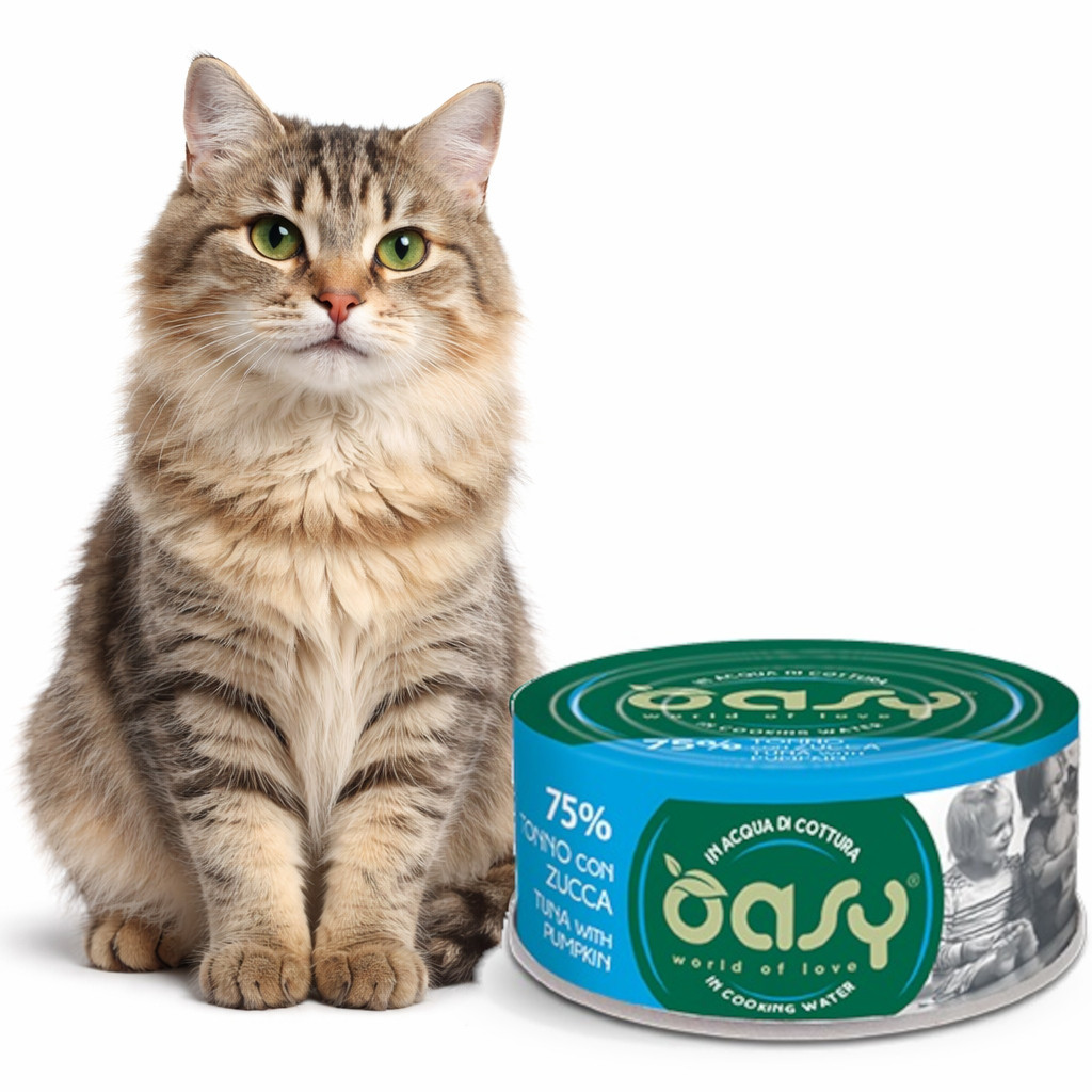 OASY More Love Tuna with pumpkin - nassfutter für Katzen - 70g - foto 2