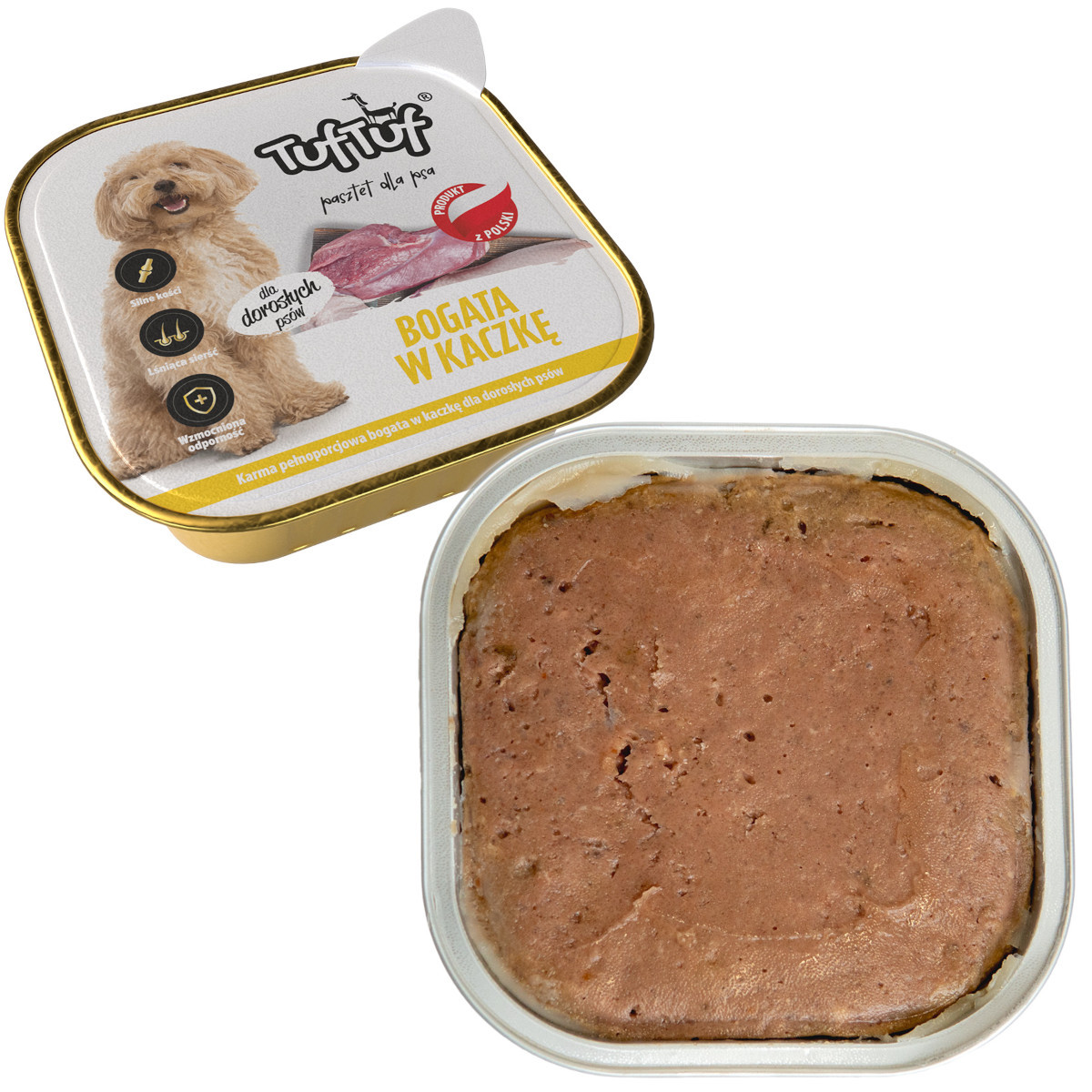 TUF TUF Alupak Entenpastete - Nassfutter für Hunde - 300g - foto 1