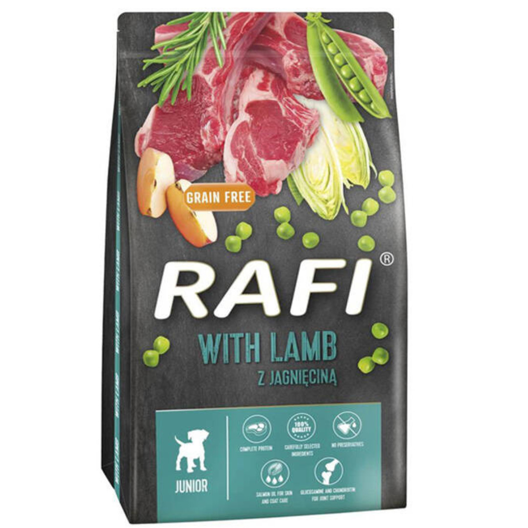 RAFI Junior with lamb - trockenfutter für Hunde - 3kg - foto 1