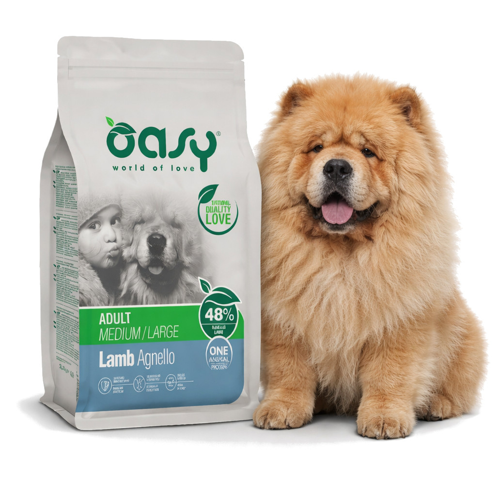 OASY One Animal Protein Adult Medium/Large Lamb - trockenfutter für Hunde - 10kg - foto 2