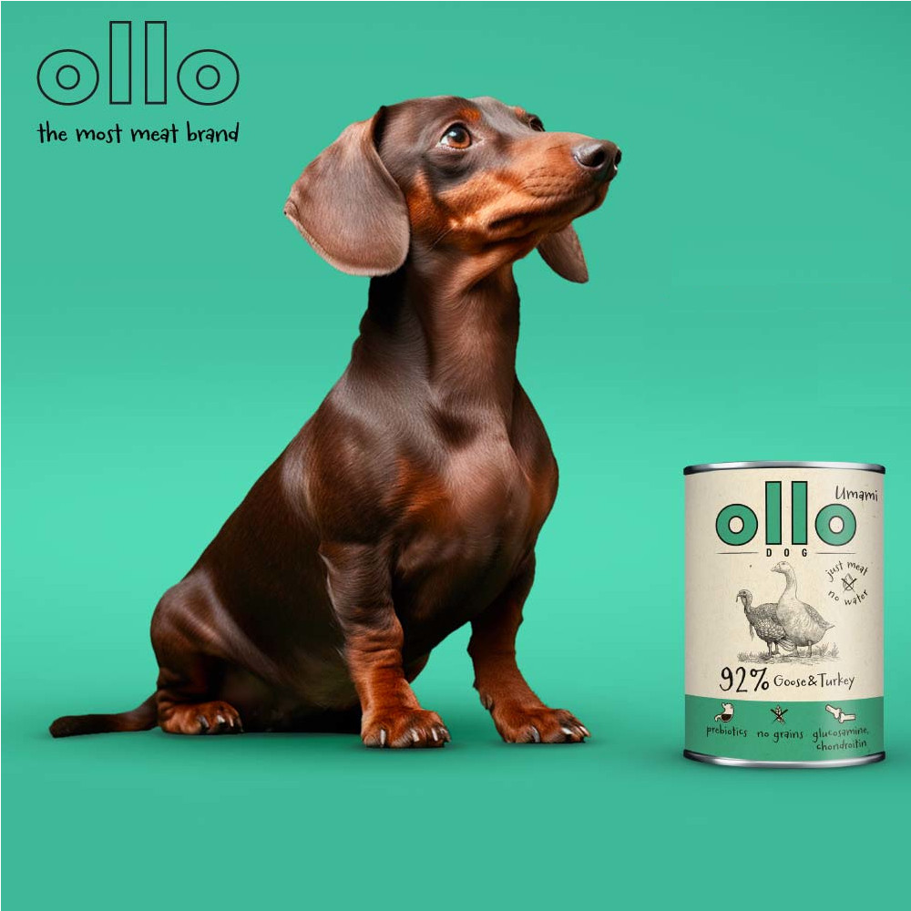 OLLO Umami Goose and turkey - Nassfutter für Hunde - 850g - foto 4