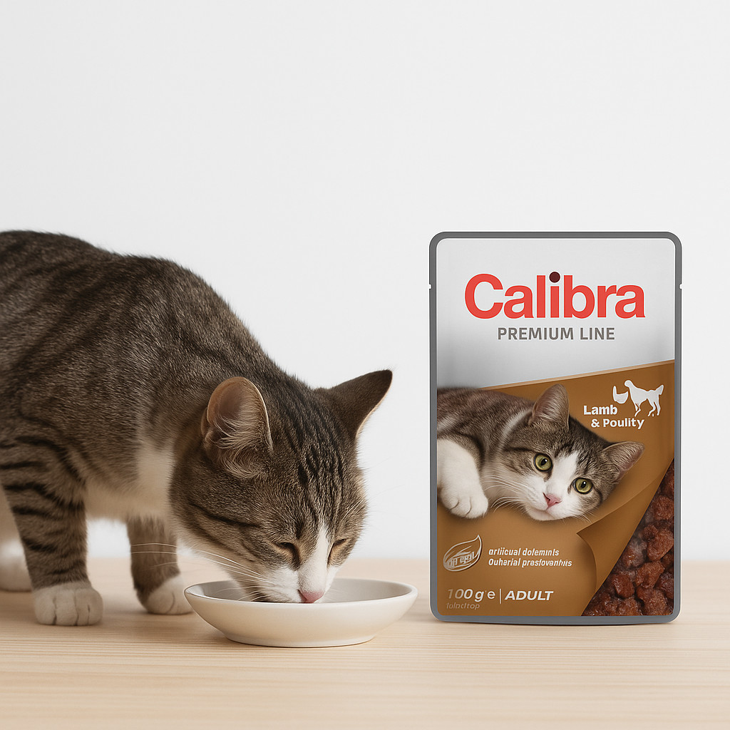 CALIBRA Cat Premium Adult Lamb & Poultry - nassfutter für Katzen - 100g - foto 2